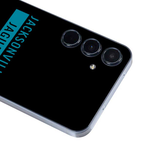 NFL Jacksonville Jaguars Black Performance Series Galaxy A35 5G Skin